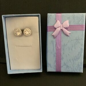 Elegant Silver Stud Earrings